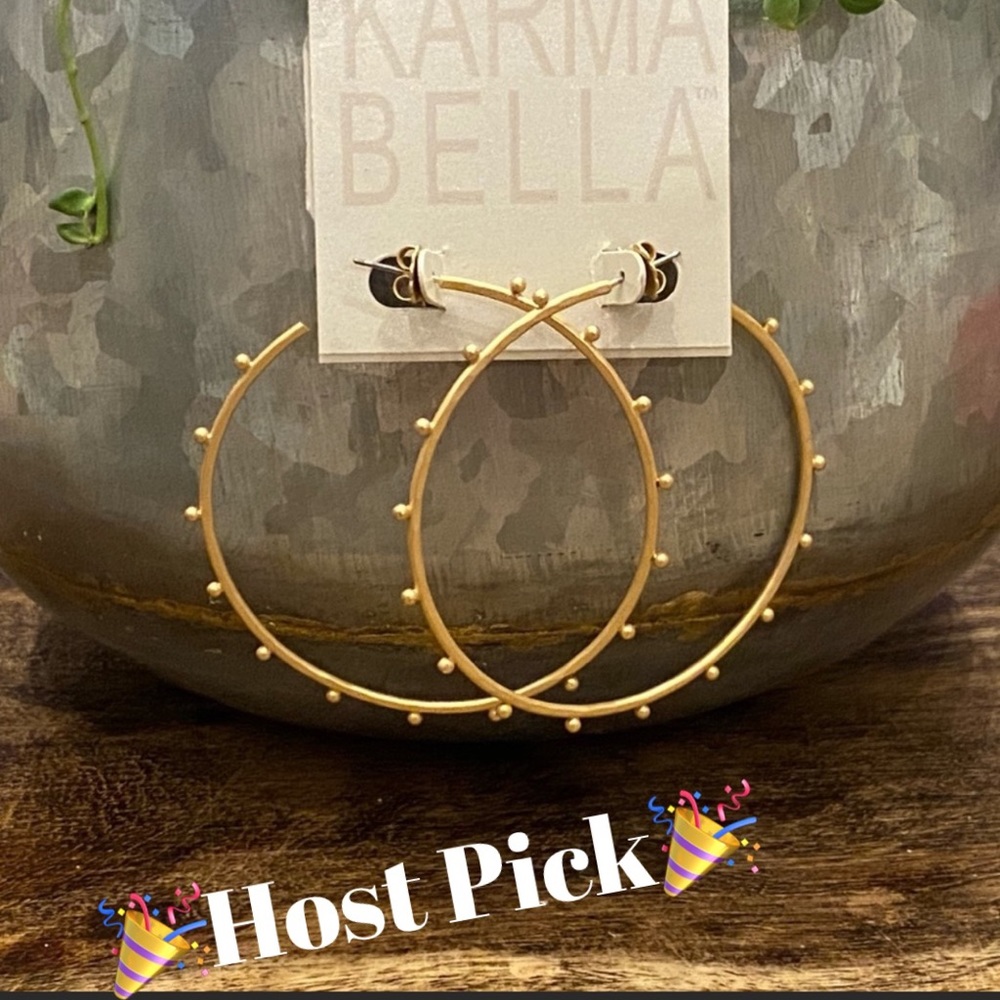 Karma Bella Gold Hoop Earrings